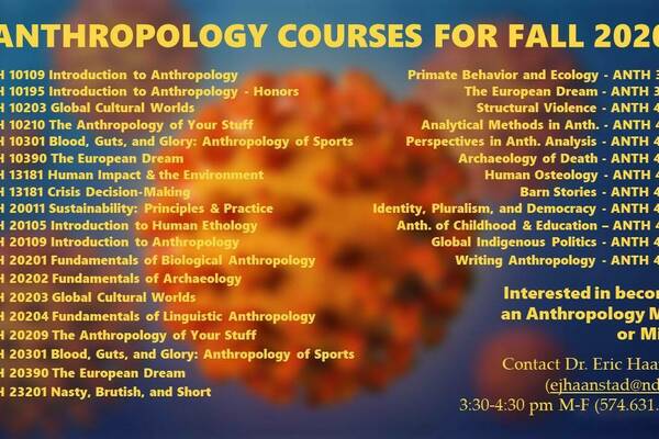 Fall 2020 Anthro Courses